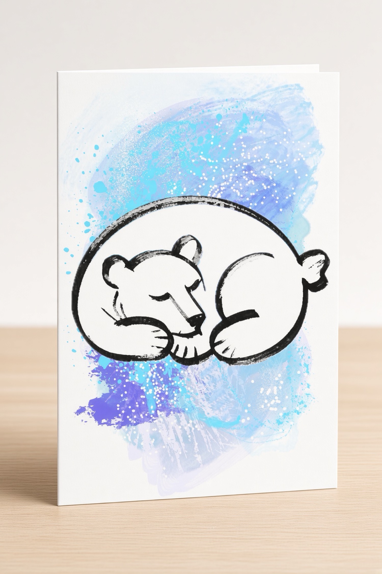Snoozing Polar Bear